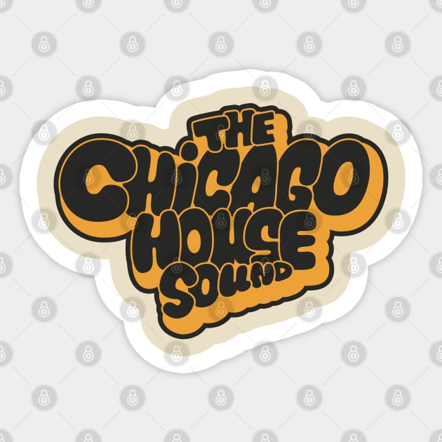 Chicago house Sound - Chicago House Music Sticker by Boogosh